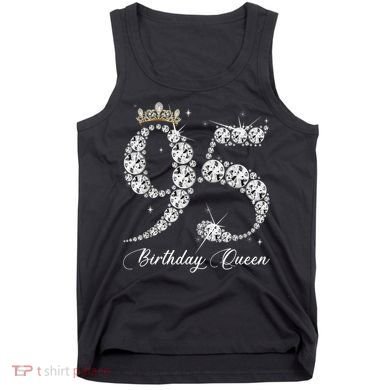 95 Year Old Its My 95th Birthday Queen Diamond Heels Crown Tank Top