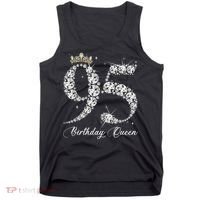 95 Year Old Its My 95th Birthday Queen Diamond Heels Crown Tank Top thumb 0