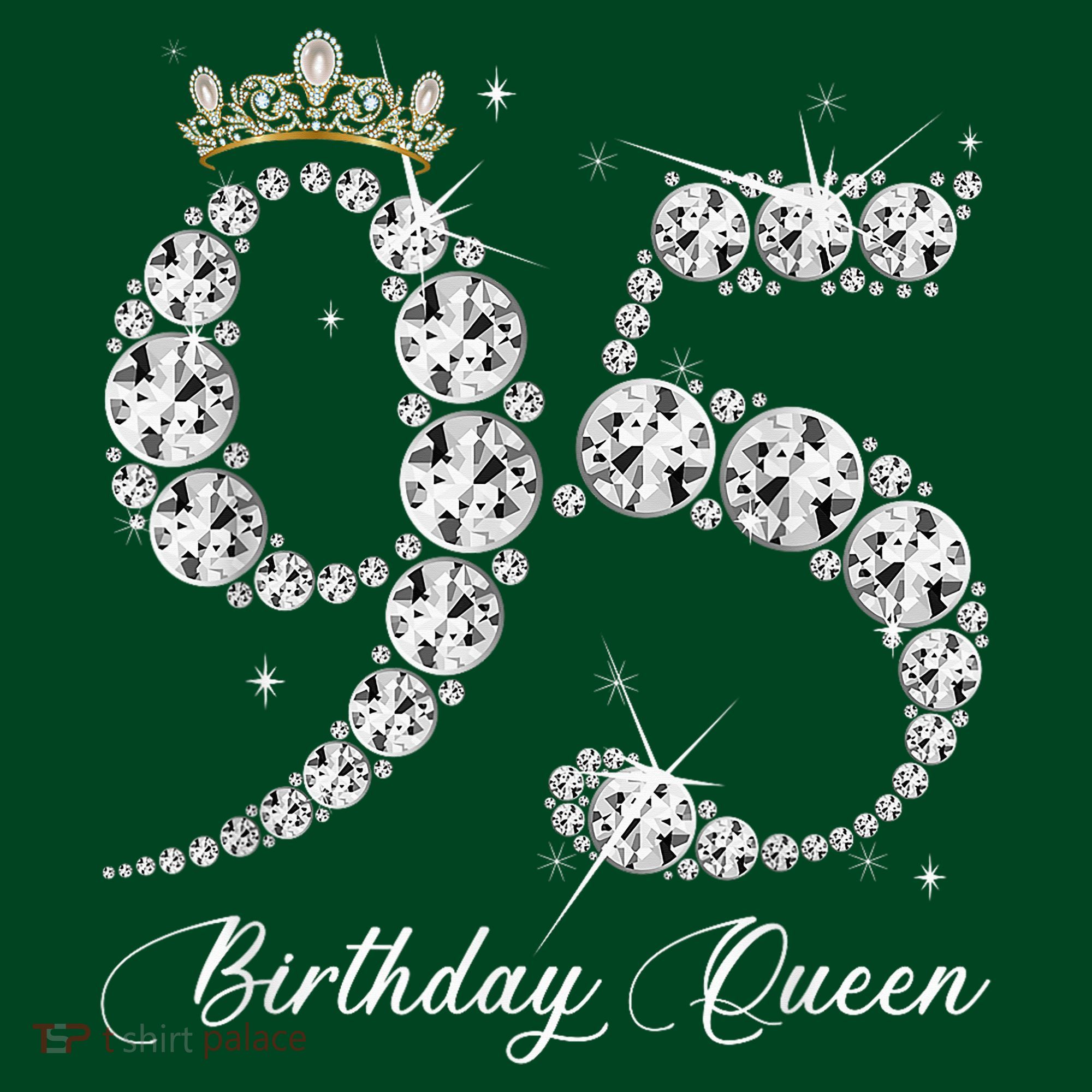 95 Year Old Its My 95th Birthday Queen Diamond Heels Crown Sweatshirt