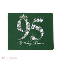 95 Year Old Its My 95th Birthday Queen Diamond Heels Crown Mousepad thumb 0
