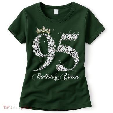 95 Year Old Its My 95th Birthday Queen Diamond Heels Crown Women's T-Shirt