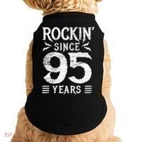 95 Year Old Rocker 95th Birthday Doggie Tank thumb 0