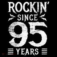 95 Year Old Rocker 95th Birthday Women's Hoodie thumb 2