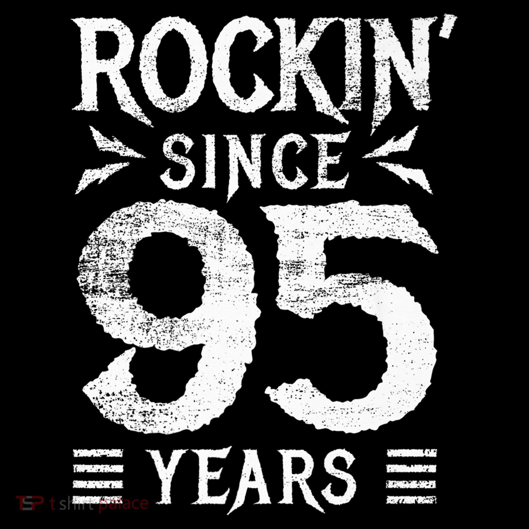 95 Year Old Rocker 95th Birthday Women's Hoodie