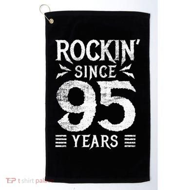 95 Year Old Rocker 95th Birthday Golf Towel