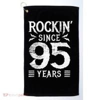 95 Year Old Rocker 95th Birthday Golf Towel thumb 0