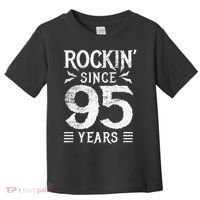 95 Year Old Rocker 95th Birthday Toddler T-Shirt thumb 0