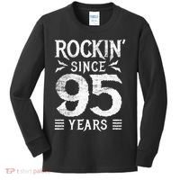 95 Year Old Rocker 95th Birthday Kids Long Sleeve Shirt thumb 0