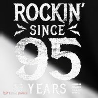 95 Year Old Rocker 95th Birthday Toddler Fine Jersey T-Shirt thumb 2