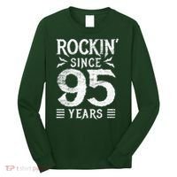 95 Year Old Rocker 95th Birthday Long Sleeve Shirt thumb 0