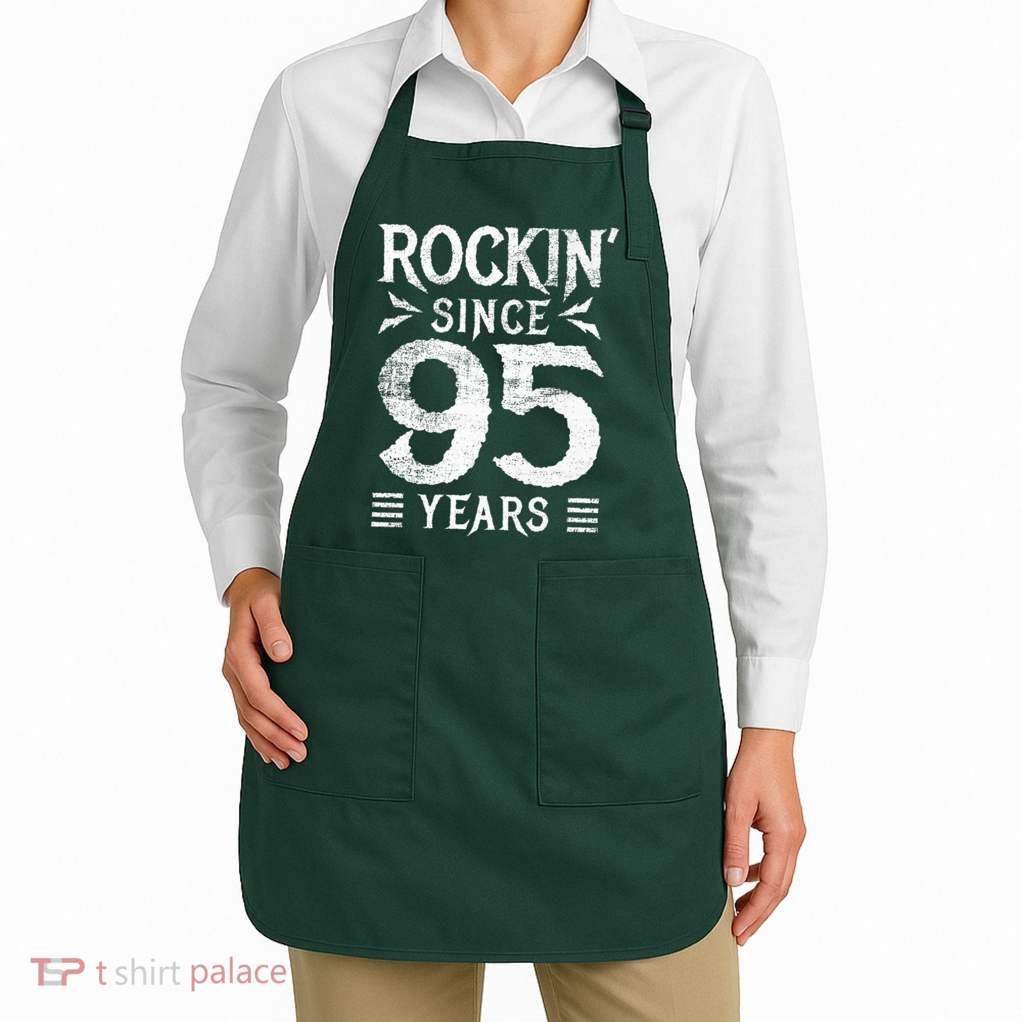 95 Year Old Rocker 95th Birthday Apron