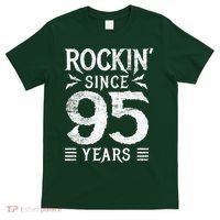 95 Year Old Rocker 95th Birthday T-Shirt thumb 0