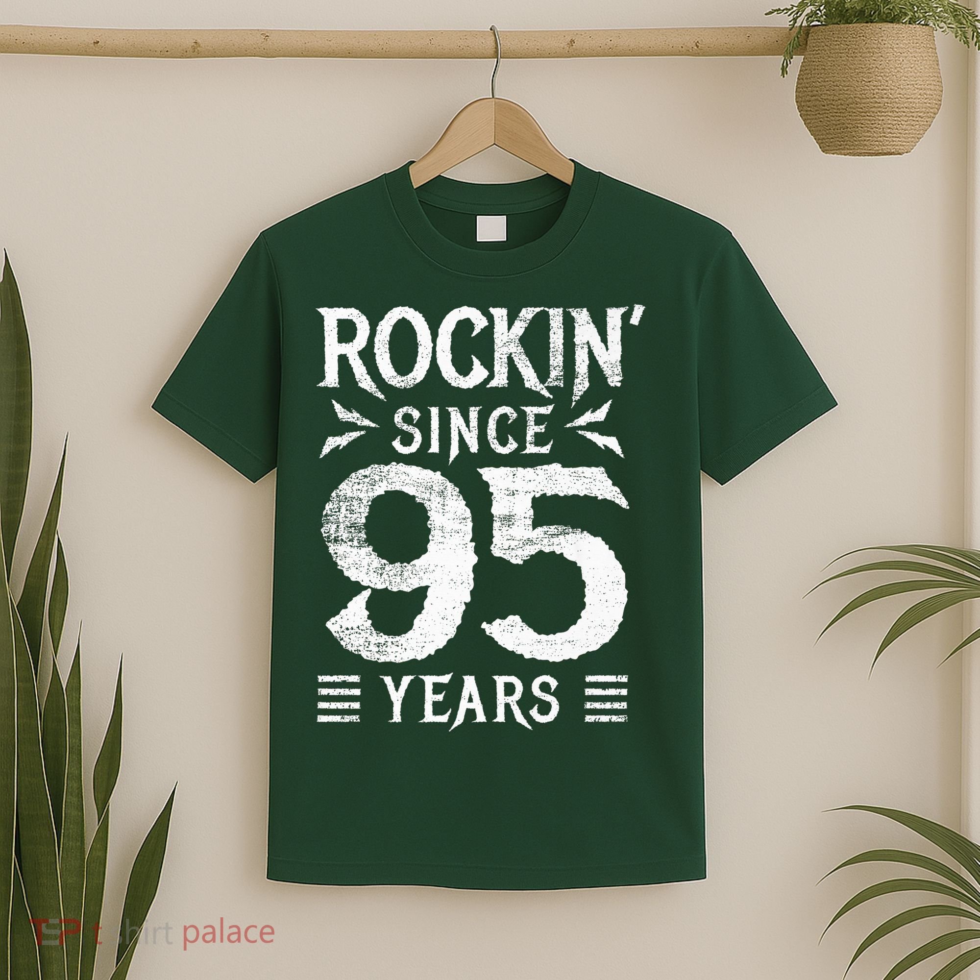 95 Year Old Rocker 95th Birthday T-Shirt