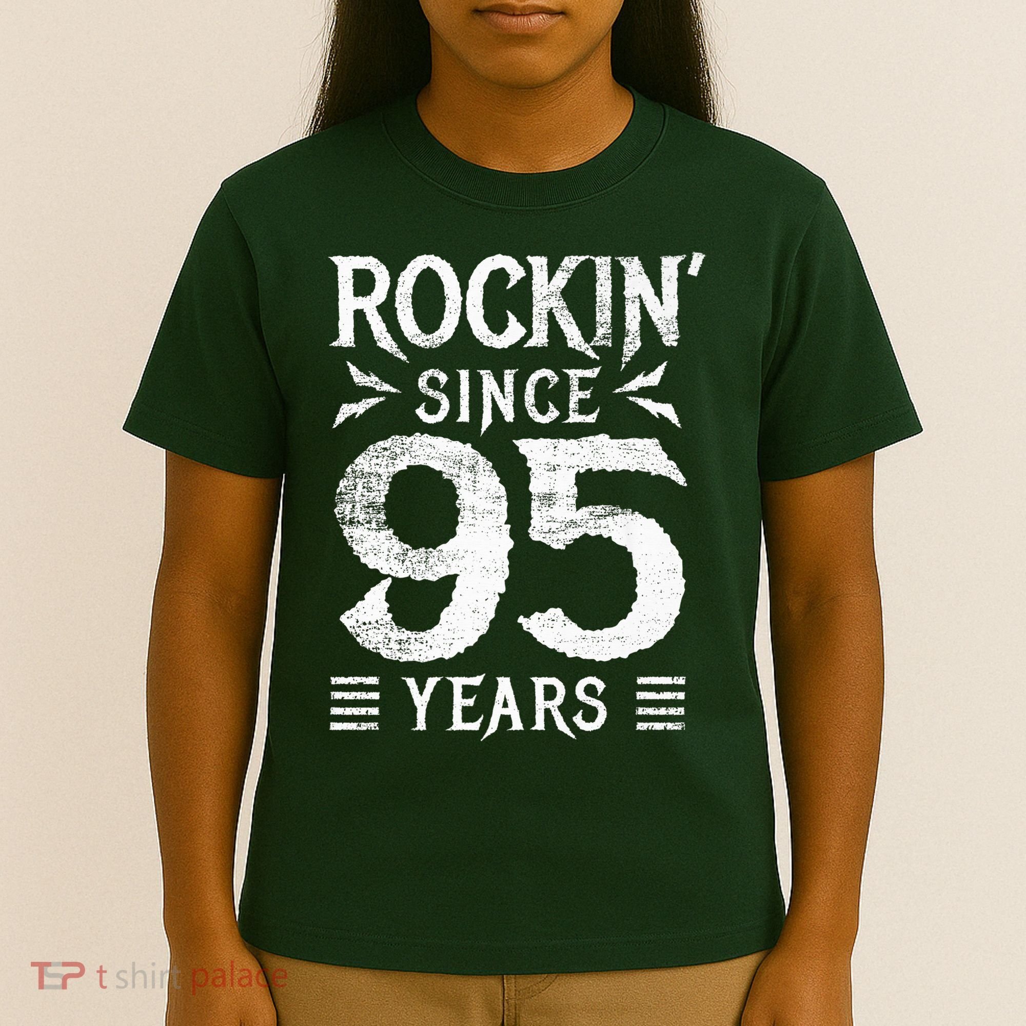 95 Year Old Rocker 95th Birthday T-Shirt