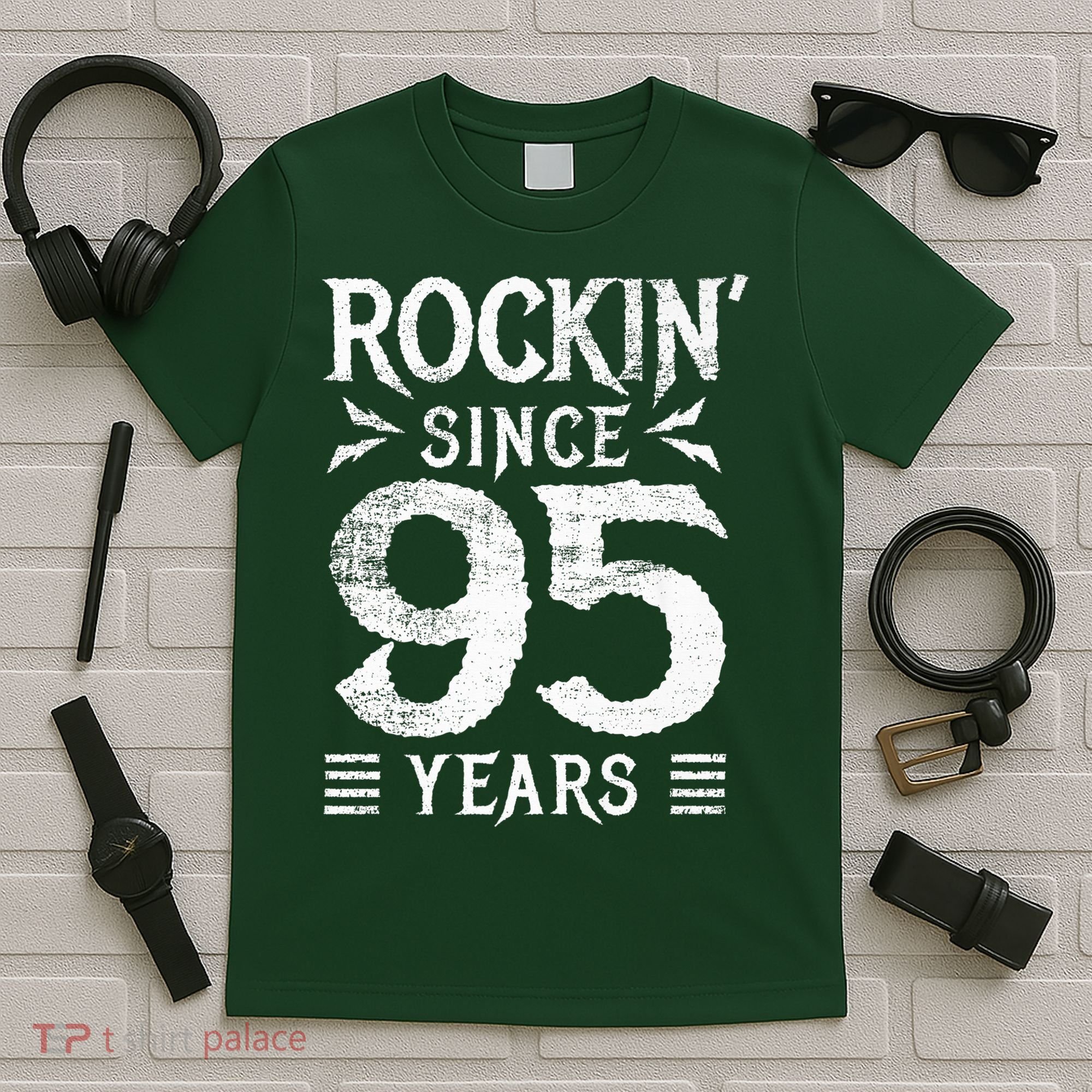 95 Year Old Rocker 95th Birthday T-Shirt