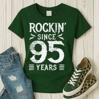 95 Year Old Rocker 95th Birthday Women's T-Shirt thumb 3