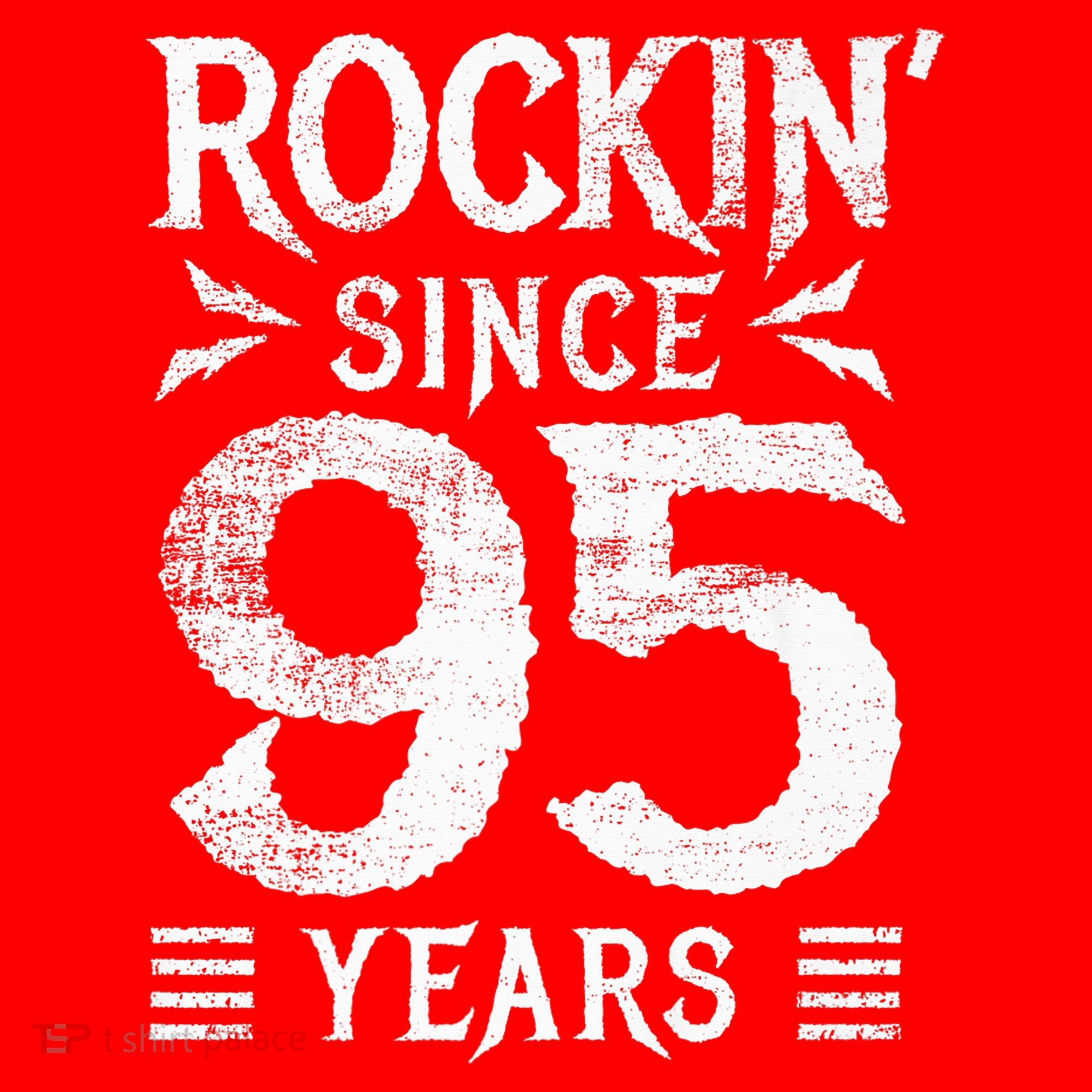 95 Year Old Rocker 95th Birthday Santa Hat