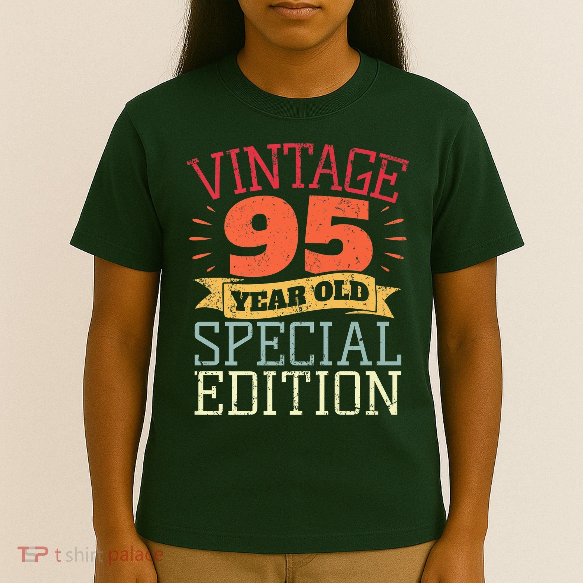 95 Year Old Special Edition I Vintage 95th Birthday T-Shirt