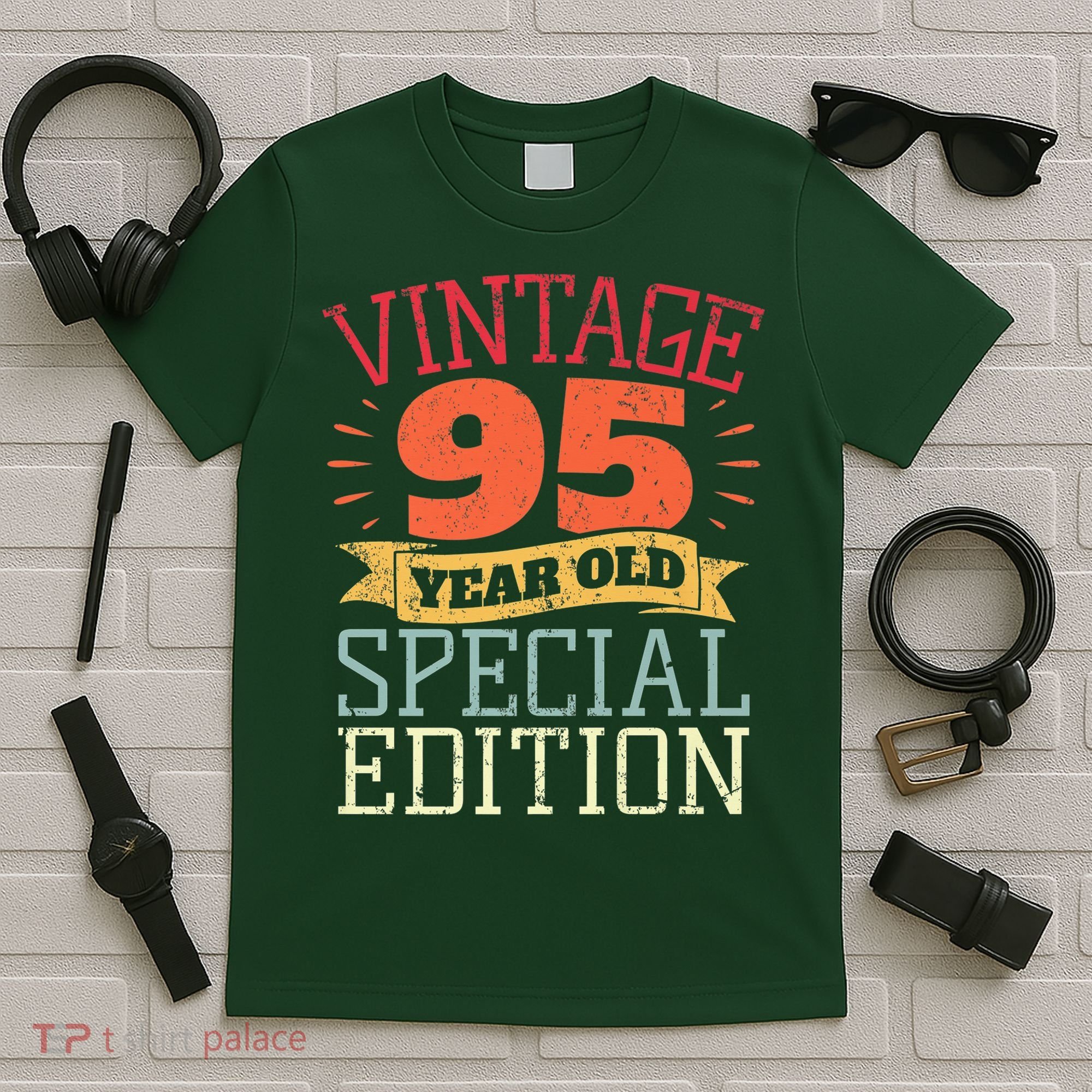 95 Year Old Special Edition I Vintage 95th Birthday T-Shirt