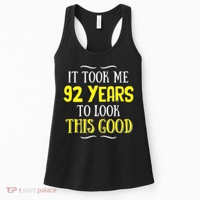 92 Years Old Birthday Women's Tank Top