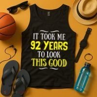 92 Years Old Birthday Tank Top thumb 4