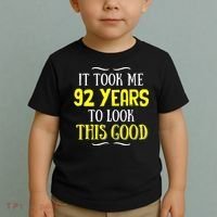 92 Years Old Birthday Toddler T-Shirt thumb 2
