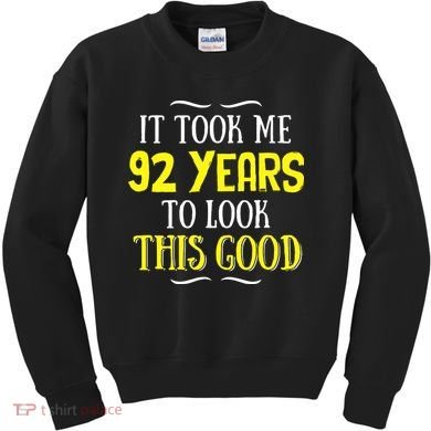 92 Years Old Birthday Kids Sweatshirt