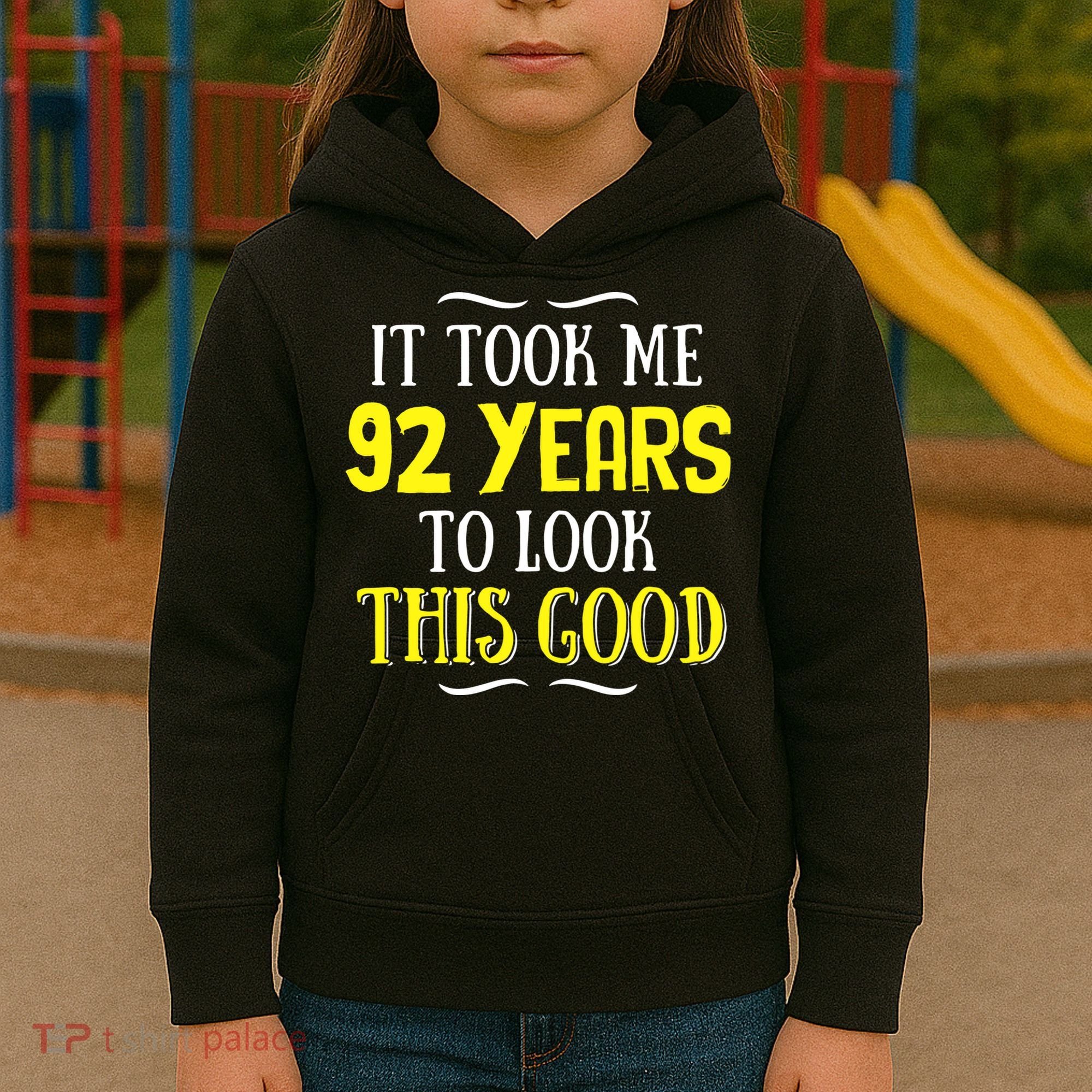 92 Years Old Birthday Kids Hoodie