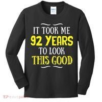 92 Years Old Birthday Kids Long Sleeve Shirt thumb 0