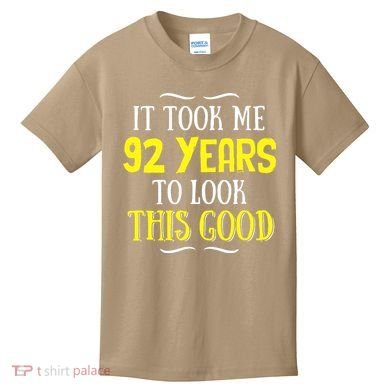 92 Years Old Birthday Kids T-Shirt