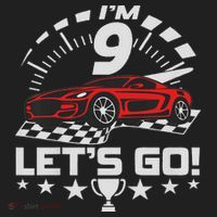 9 Year Old Race Car 9th Birthday Racing Racecar Beanie thumb 2