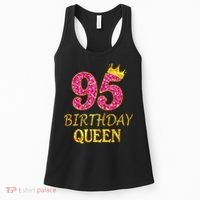 95 Years Old Birthday Queen Girl 95th Birthday Pink Women's Tank Top thumb 0