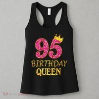 95 Years Old Birthday Queen Girl 95th Birthday Pink Women's Tank Top thumb 3