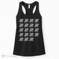 95 Years Old Tally Marks 95th Birthday Women's Tank Top thumb 0