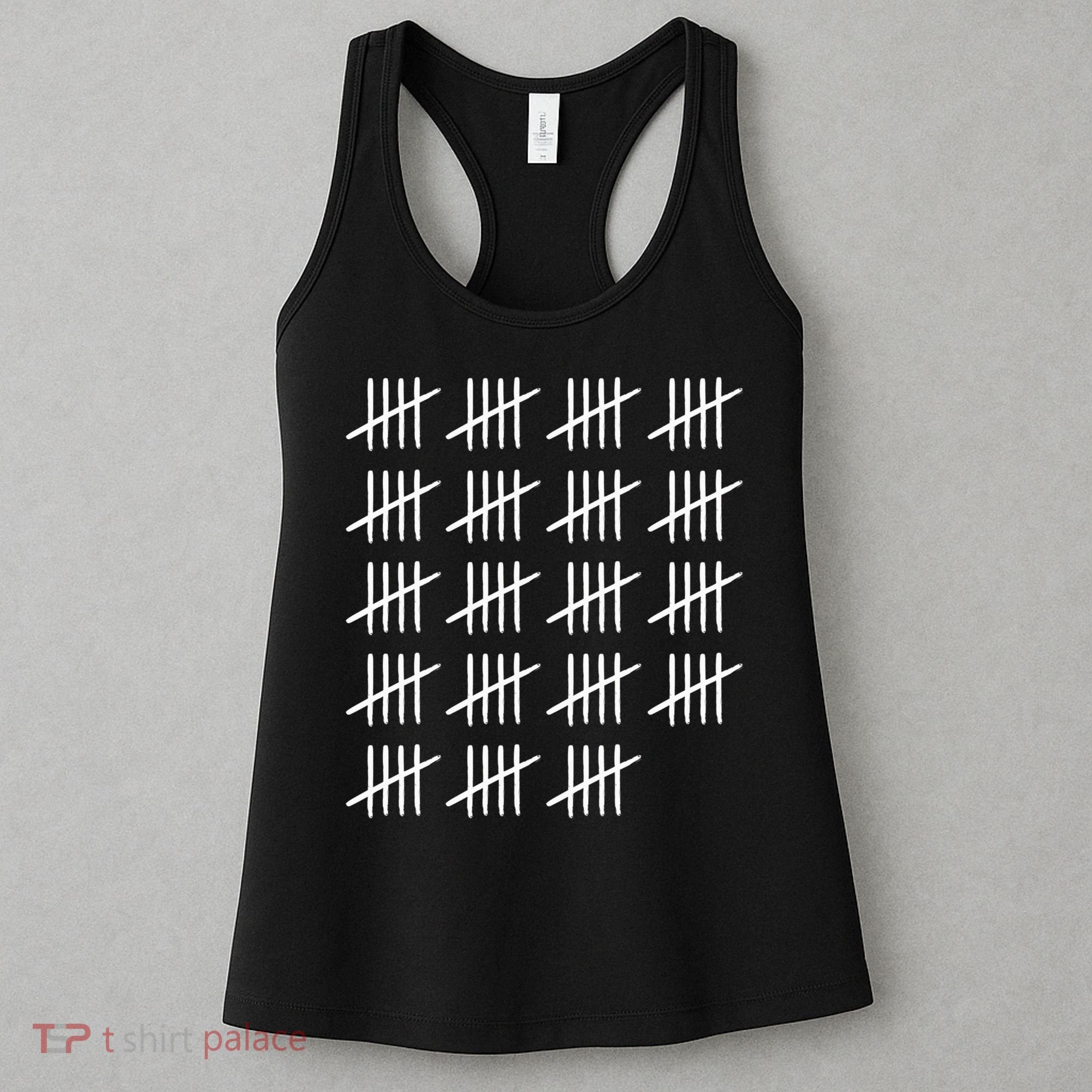 95 Years Old Tally Marks 95th Birthday Women's Tank Top