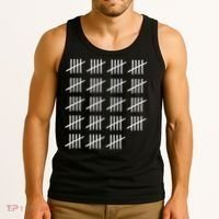 95 Years Old Tally Marks 95th Birthday Tank Top thumb 3