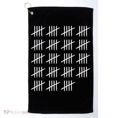 95 Years Old Tally Marks 95th Birthday Golf Towel