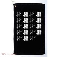 95 Years Old Tally Marks 95th Birthday Golf Towel thumb 0