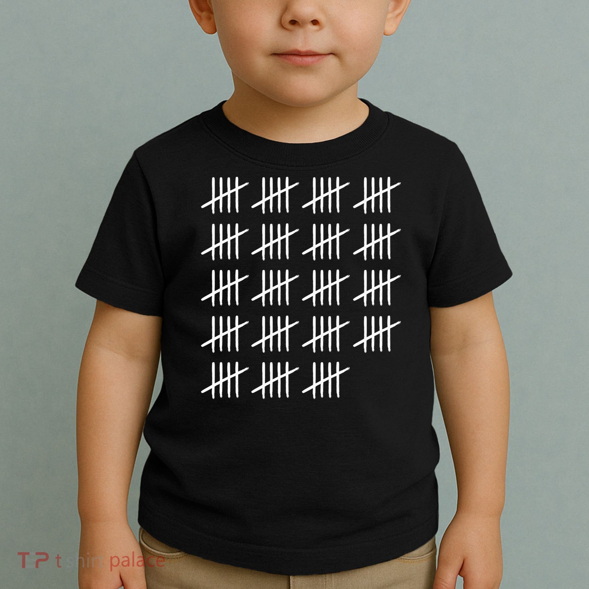 95 Years Old Tally Marks 95th Birthday Toddler T-Shirt
