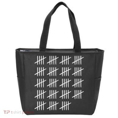 95 Years Old Tally Marks 95th Birthday Tote Bag