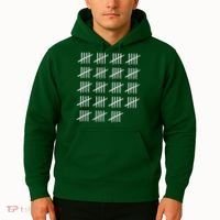 95 Years Old Tally Marks 95th Birthday Hoodie thumb 2