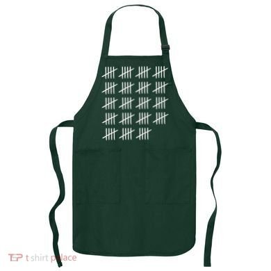 95 Years Old Tally Marks 95th Birthday Apron