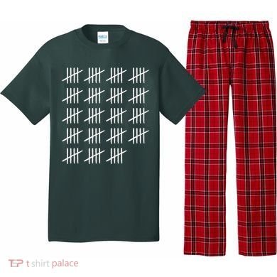 95 Years Old Tally Marks 95th Birthday Pajama Set