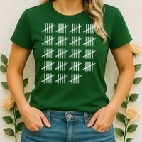 95 Years Old Tally Marks 95th Birthday Women's T-Shirt thumb 2