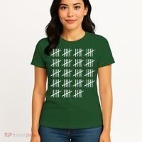 95 Years Old Tally Marks 95th Birthday Women's T-Shirt thumb 4