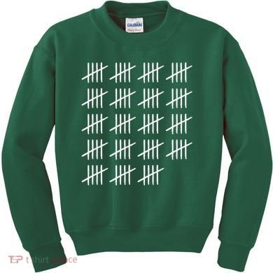 95 Years Old Tally Marks 95th Birthday Kids Sweatshirt