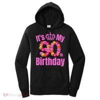 90 Year Old Birthday Flower Birthday Its My 90th Birthday Women's Hoodie thumb 0