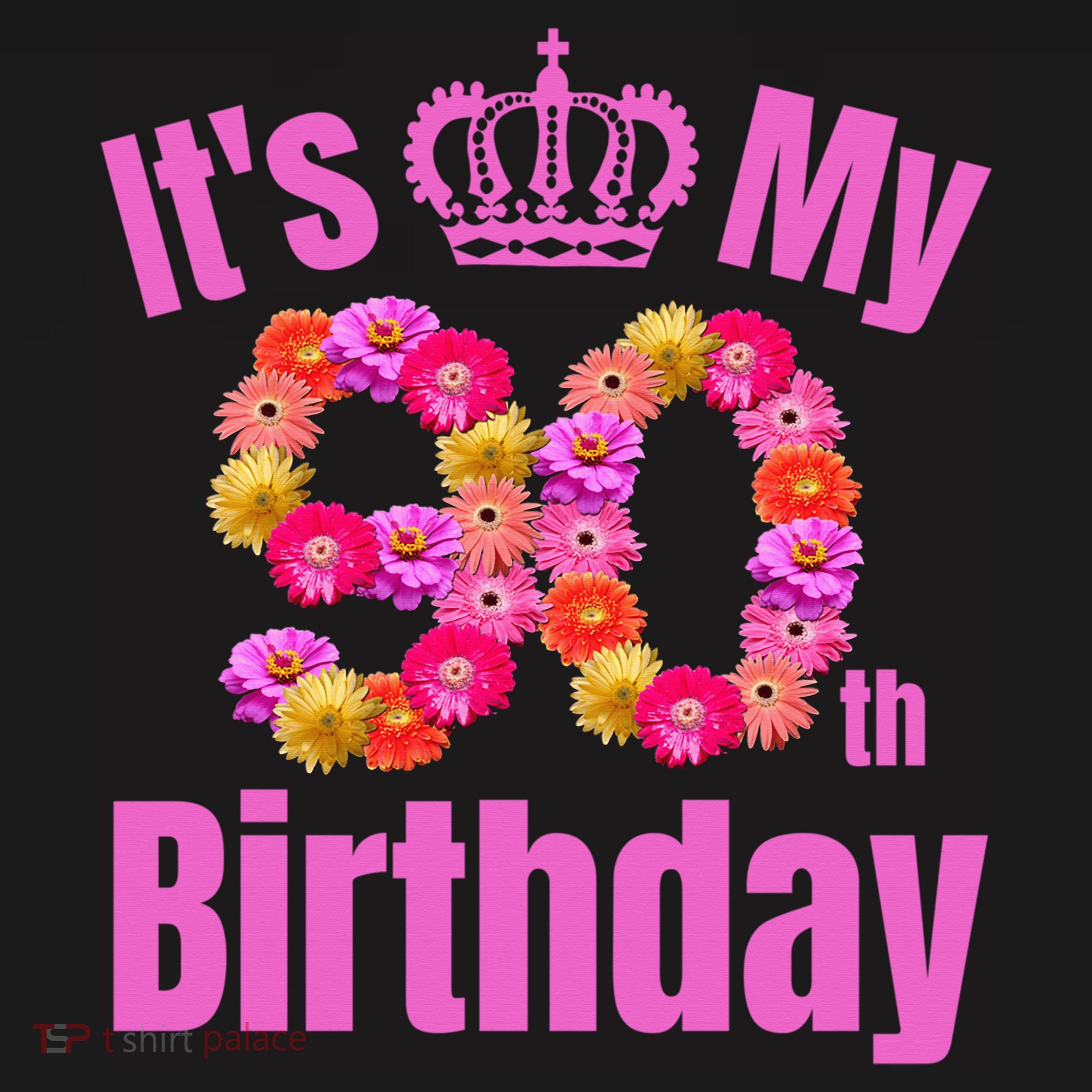 90 Year Old Birthday Flower Birthday Its My 90th Birthday Women's Tank Top