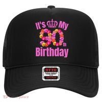 90 Year Old Birthday Flower Birthday Its My 90th Birthday Hat thumb 0