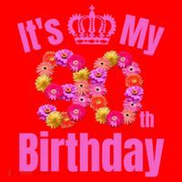90 Year Old Birthday Flower Birthday Its My 90th Birthday Santa Hat thumb 1
